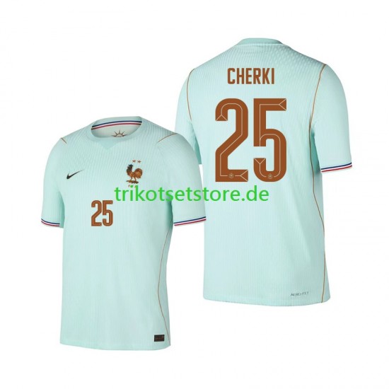 Frankreich Rayan Cherki 25 World Cup 2026 Herren Trikot Auswärts Kurzarm