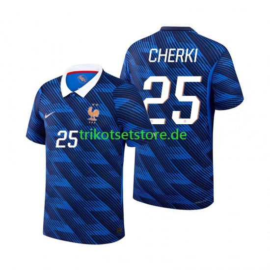 Frankreich Rayan Cherki 25 World Cup 2026 Herren Trikot Heim Kurzarm