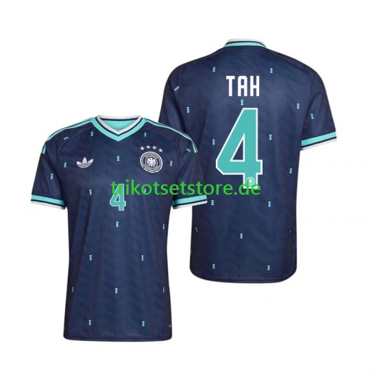 Deutschland Jonathan Tah 4 World Cup 2026 Herren Trikot Auswärts Kurzarm