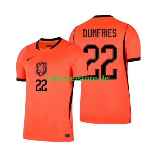 Niederlande Denzel Dumfries 22 World Cup 2026 Herren Trikot Heim Kurzarm