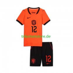 Niederlande Jeremie Frimpong 12 World Cup 2026 Kinder Trikotset Heim Kurzarm