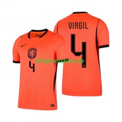 Niederlande Virgil van Dijk 4 World Cup 2026 Herren Trikot Heim Kurzarm