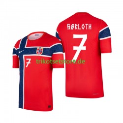 Norwegen Alexander Sorloth 7 World Cup 2026 Herren Trikot Heim Kurzarm