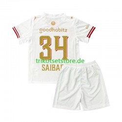 PSV Eindhoven Ismael Saibari 34 Efteling 2025-2026 Kinder Trikotset Viertes Kurzarm