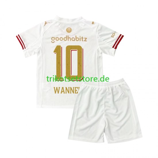 PSV Eindhoven Paul Wanner 10 Efteling 2025-2026 Kinder Trikotset Viertes Kurzarm