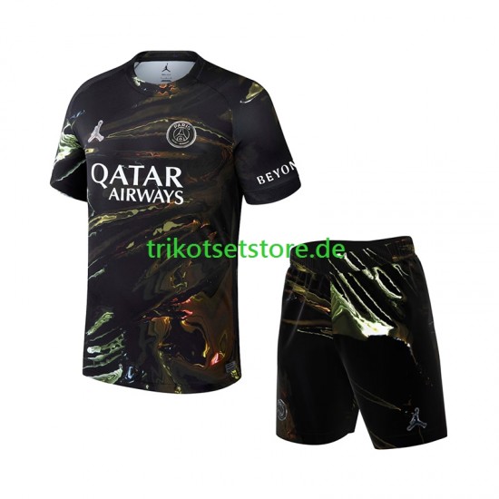 Paris Saint-Germain Night Edition 2025-2026 Kinder Trikotset Viertes Kurzarm