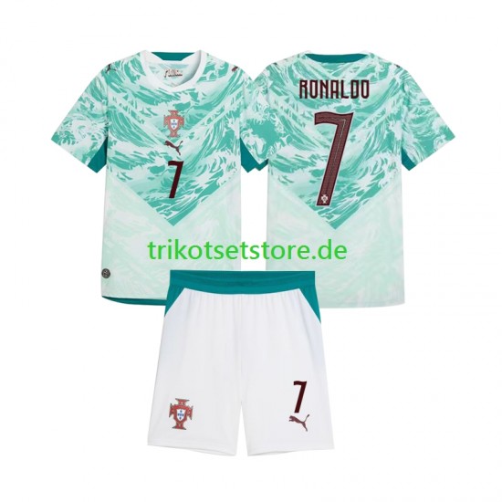 Portugal Cristiano Ronaldo 7 2026 2027 Kinder Trikotset Auswärts Kurzarm