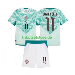 Portugal Joao Felix 11 2026 2027 Kinder Trikotset Auswärts Kurzarm