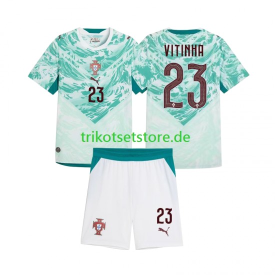 Portugal Vitinha 23 2026 2027 Kinder Trikotset Auswärts Kurzarm