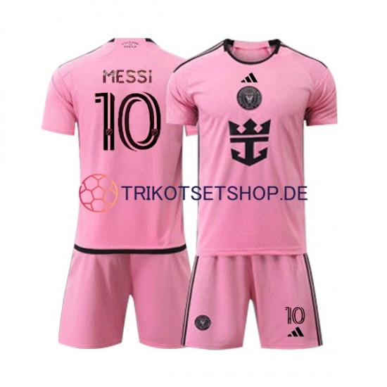 Inter Miami Lionel Messi 10 2024 Kinder Trikotset Heim Kurzarm