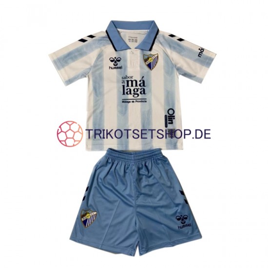 Málaga CF 2023-2024 Kinder Trikotset Heim Kurzarm