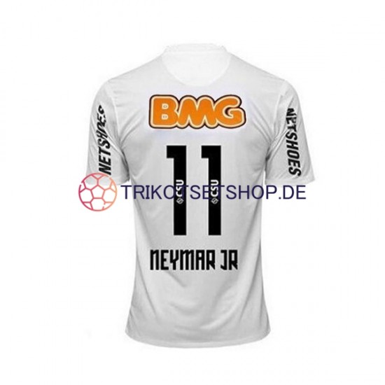 Santos Neymar JR 11 Retro 2011-2012 Herren Trikot Heim Kurzarm