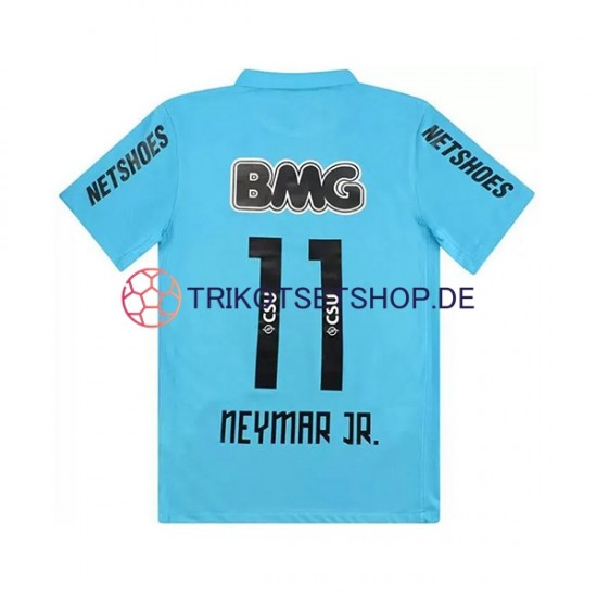 Santos Neymar JR 11 Retro 2011-2012 Herren Trikot Ausweich Kurzarm