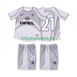 AC Mailand RONALDINHO 21 Retro 2001 2002 Kinder Trikotset Auswärts Kurzarm
