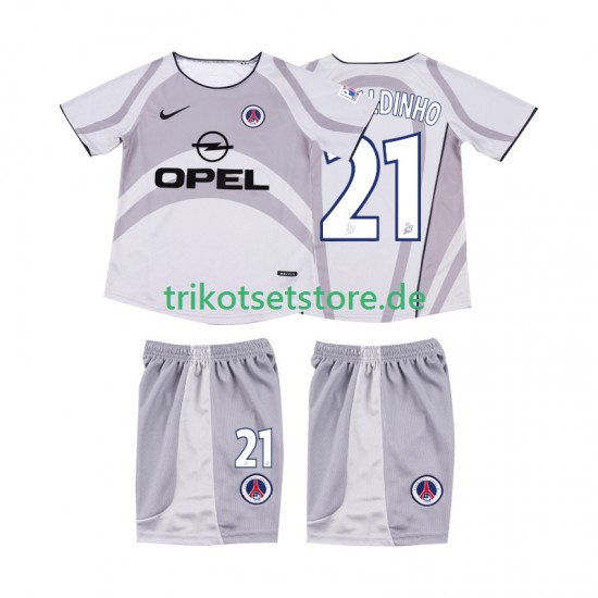AC Mailand RONALDINHO 21 Retro 2001 2002 Kinder Trikotset Auswärts Kurzarm