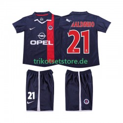AC Mailand RONALDINHO 21 Retro 2001 2002 Kinder Trikotset Heim Kurzarm