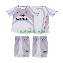 AC Mailand Retro 2001 2002 Kinder Trikotset Auswärts Kurzarm