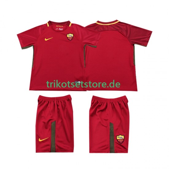 AS Rom Retro 2017-2018 Kinder Trikotset Heim Kurzarm