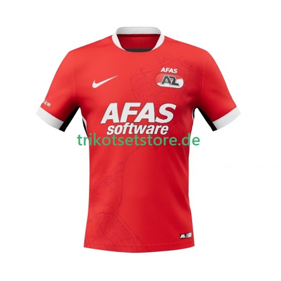 AZ Alkmaar 2025-2026 Herren Trikot Heim Kurzarm