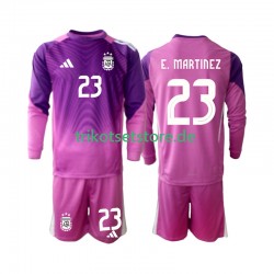 Argentinien Torwart Emiliano Martinez 23 2025 Kinder Trikotset Heim Langarm