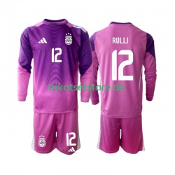 Argentinien Torwart Geronimo Rulli 12 2025 Kinder Trikotset Heim Langarm