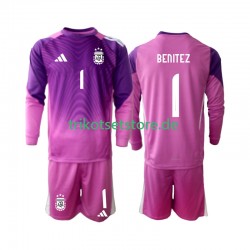Argentinien Torwart Walter Daniel Benitez 1 2025 Kinder Trikotset Heim Langarm