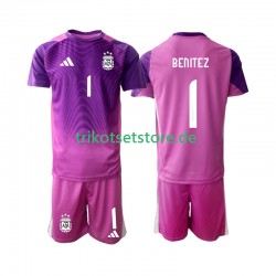 Argentinien Torwart Walter Daniel Benitez 1 2025 Kinder Trikotset Heim Kurzarm