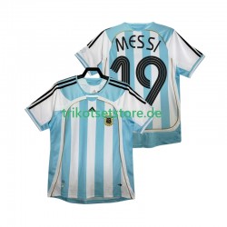 Argentinien MESSI 19 Retro 2006 Herren Trikot Heim Kurzarm