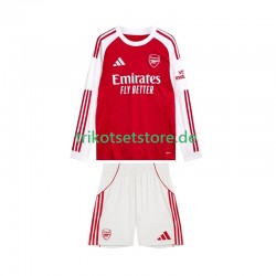 Arsenal 2025-2026 Kinder Trikotset Heim Langarm