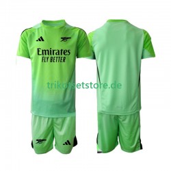 Arsenal Torwart 2025-2026 Kinder Trikotset Auswärts Kurzarm