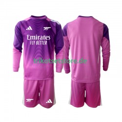 Arsenal Torwart 2025-2026 Kinder Trikotset Ausweich Langarm