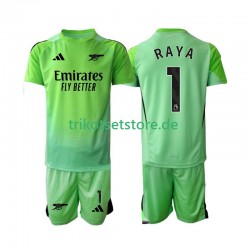 Arsenal Torwart Raya 1 2025-2026 Kinder Trikotset Auswärts Kurzarm