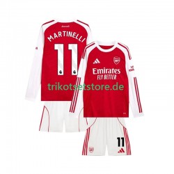 Arsenal Martin Zubimendi 11 2025-2026 Kinder Trikotset Heim Kurzarm