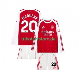 Arsenal Noni Madueke 20 2025-2026 Kinder Trikotset Heim Langarm