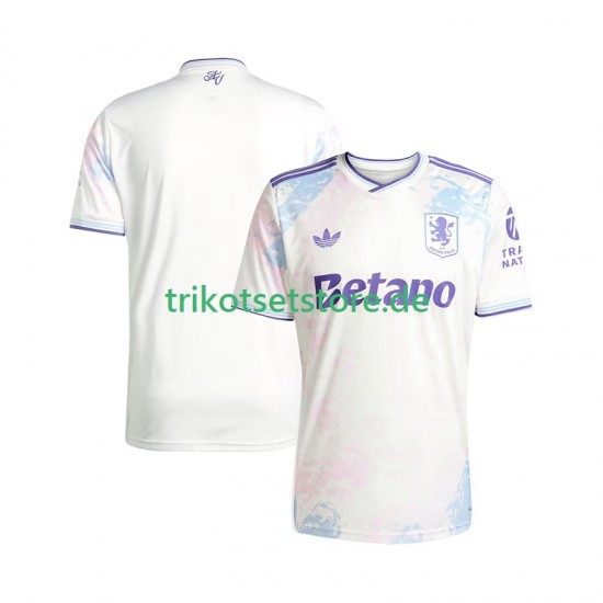 Aston Villa 2025-2026 Herren Trikot Ausweich Kurzarm