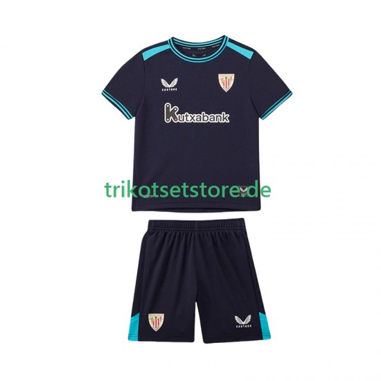 Athletic Bilbao 2025-2026 Kinder Trikotset Auswärts Kurzarm