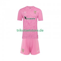 Athletic Bilbao Torwart 2025-2026 Kinder Trikotset Auswärts Kurzarm