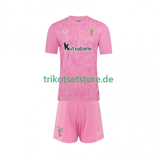 Athletic Bilbao Torwart 2025-2026 Kinder Trikotset Auswärts Kurzarm