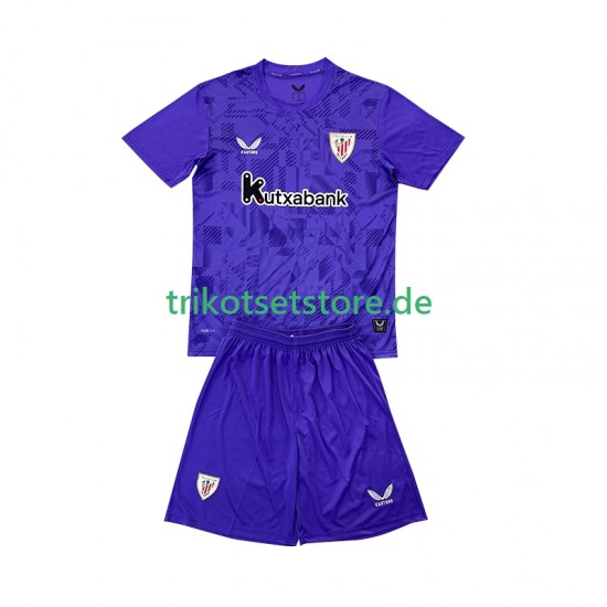 Athletic Bilbao Torwart 2025-2026 Kinder Trikotset Ausweich Kurzarm