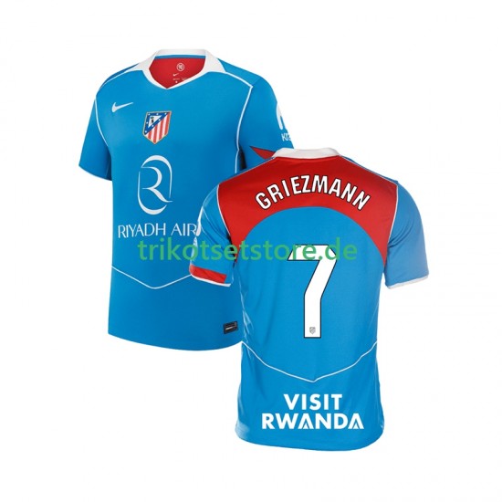Atlético Madrid Antoine Griezmann 7 2025-2026 Herren Trikot Ausweich Kurzarm