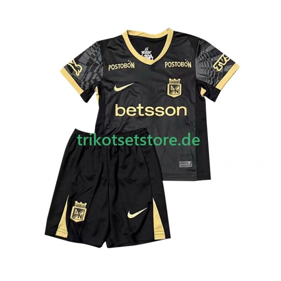 Atletico Nacional 2025 Kinder Trikotset Auswärts Kurzarm