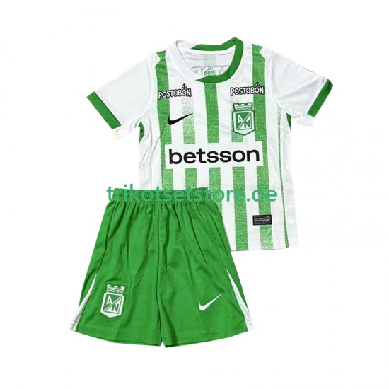 Atletico Nacional 2025 Kinder Trikotset Heim Kurzarm