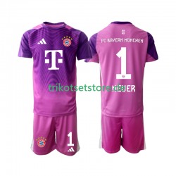 FC Bayern München Torwart Manuel Neuer 1 2025-2026 Kinder Trikotset Viertes Kurzarm