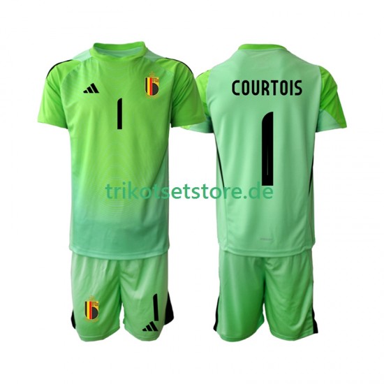 Belgien Torwart Thibaut Courtoi 1 2025 Kinder Trikotset Heim Kurzarm