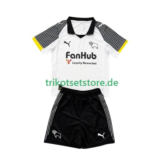 Derby County 2025-2026 Kinder Trikotset Heim Kurzarm