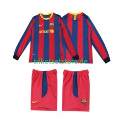 FC Barcelona Retro 2010 2011 Kinder Trikotset Heim Langarm