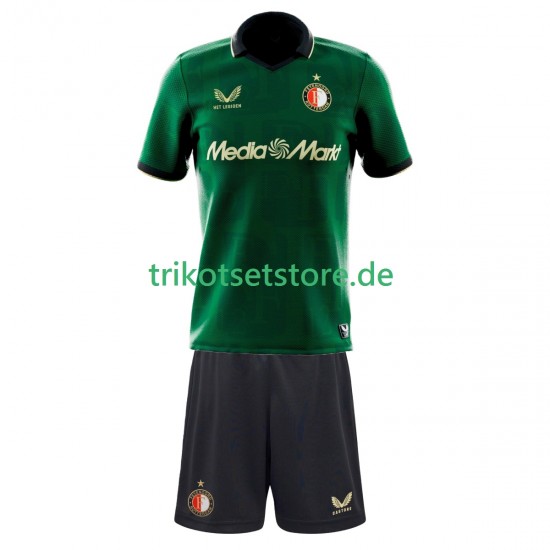 Feyenoord Rotterdam 2025-2026 Kinder Trikotset Viertes Kurzarm