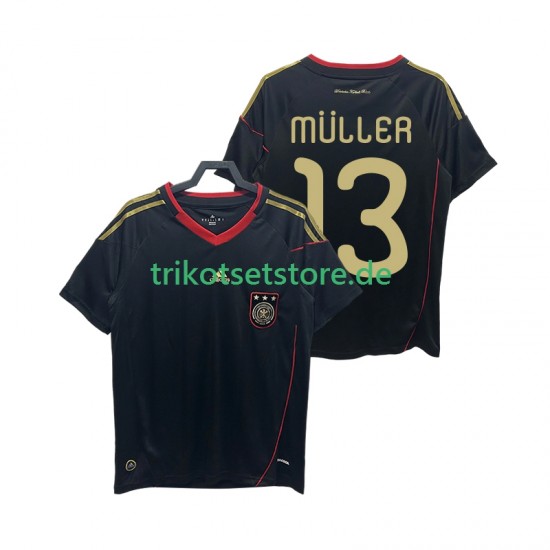 Deutschland MULLER 13 Retro 2010 Herren Trikot Auswärts Kurzarm
