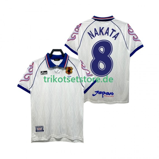 Japan NAKATA 8 Retro 1998 Herren Trikot Auswärts Kurzarm