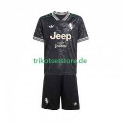 Juventus Turin 2025-2026 Kinder Trikotset Ausweich Kurzarm